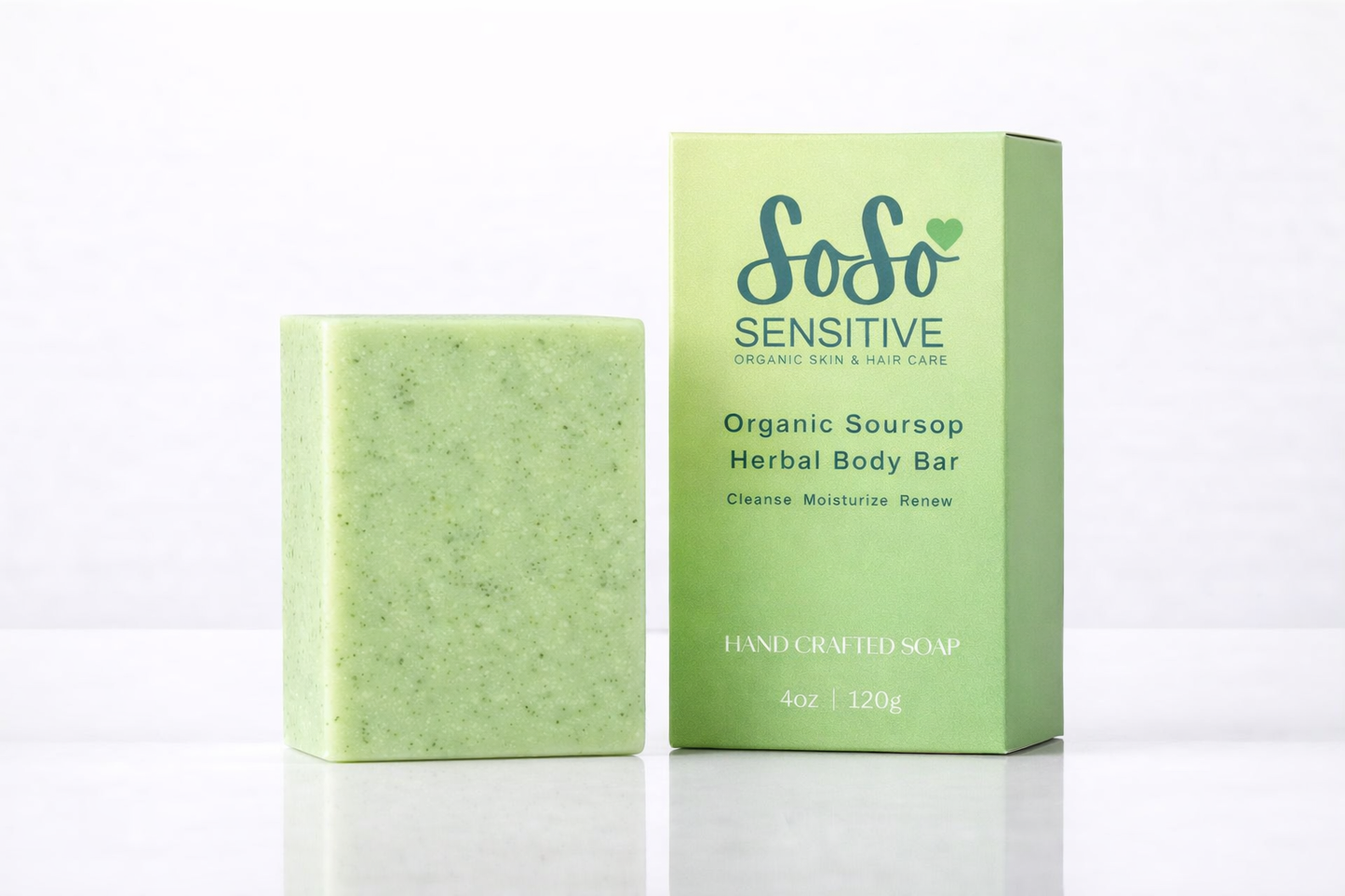 Organic Soursop Herbal Body Bar