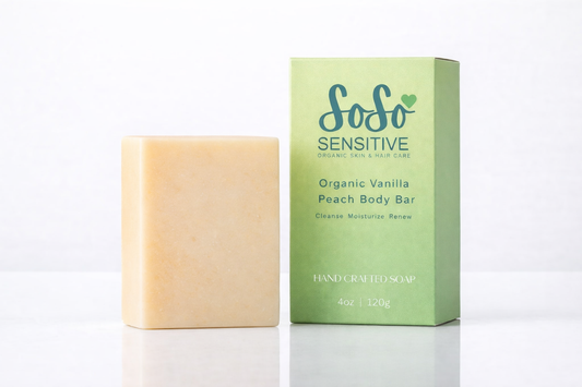 Organic Vanilla Peach Body Bar